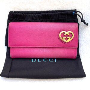 Gucci Pink long wallet